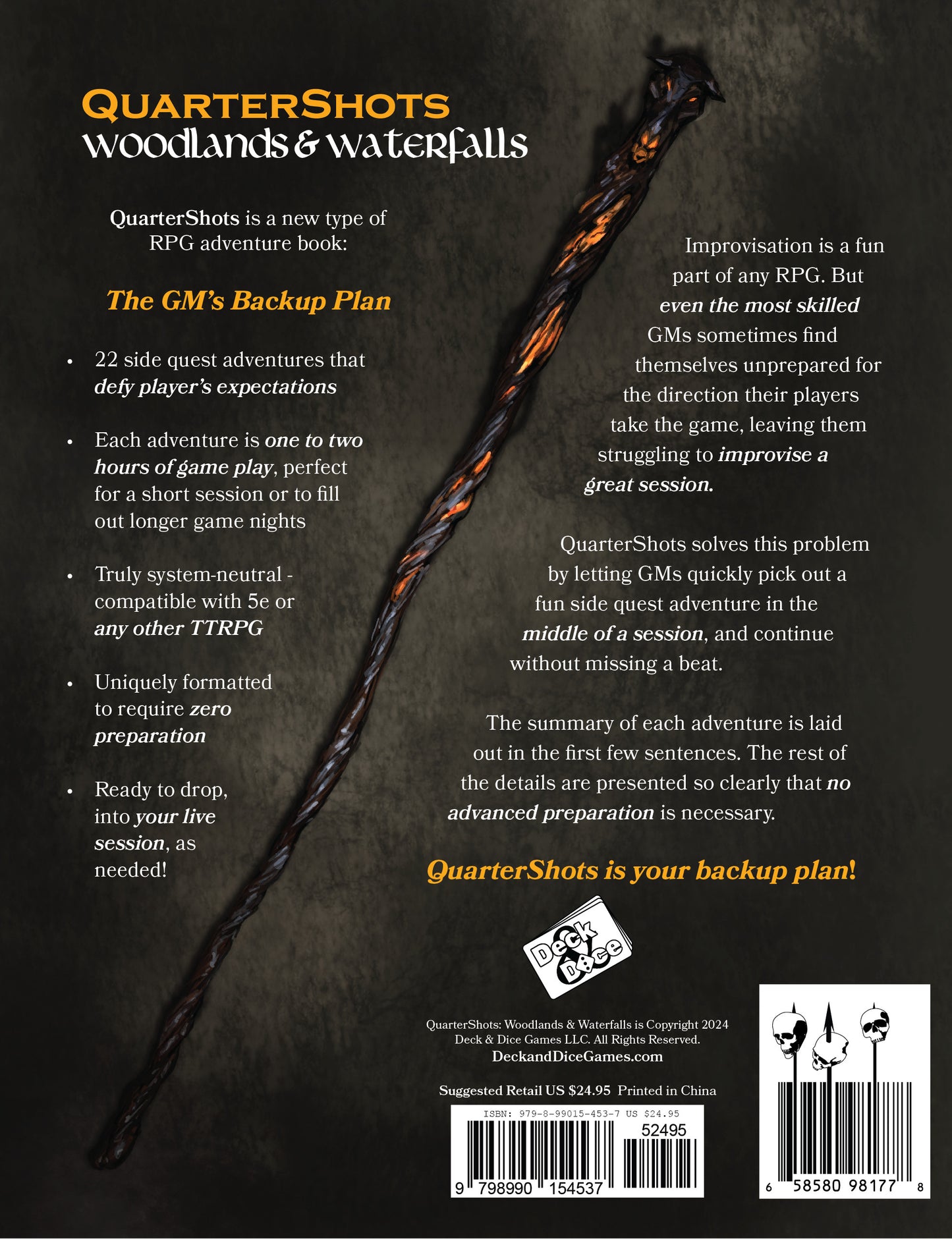 QuarterShots: Woodlands & Waterfalls Physical Book and PDF